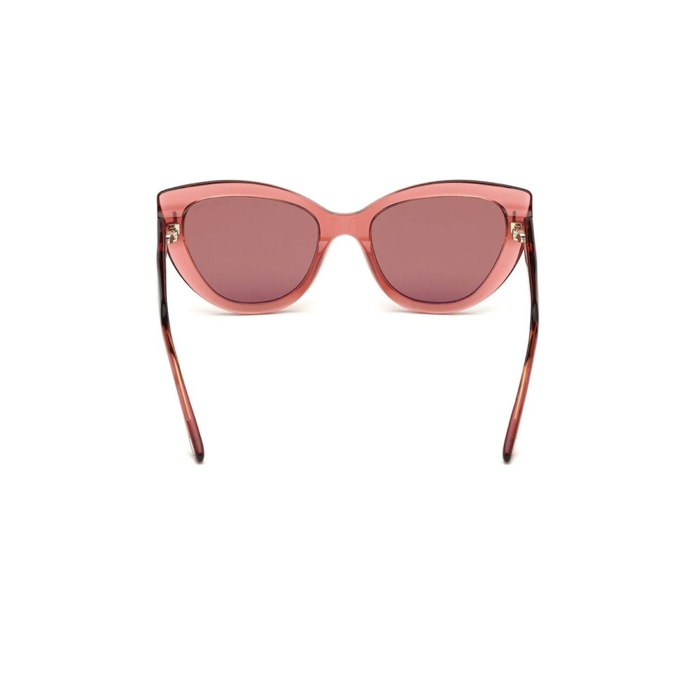 TOM FORD TRANSPARENT ROSE ANYA CAT EYE SUNGLASSES TF762 - Picture 5 of 9
